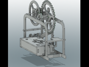 mechanical visit card holder Modelo de impresión 3D