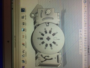 mechanical safe with code lock 3D Print Model
