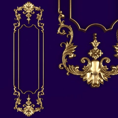 wall panel Modelo 3D .c4d .max .obj .3ds .fbx .stl .blend 