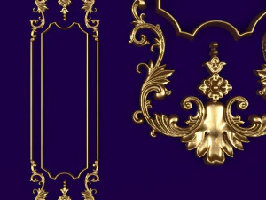 दीवार का पैनल 3D मॉडल