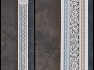 classic column decorative 3D Model