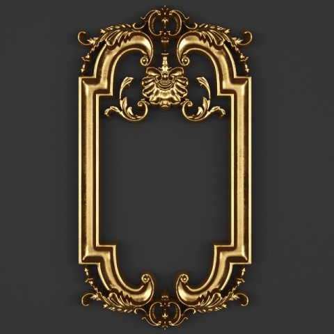 classic wall panel 3D Model .c4d .max .obj .3ds .fbx .stl .blend 