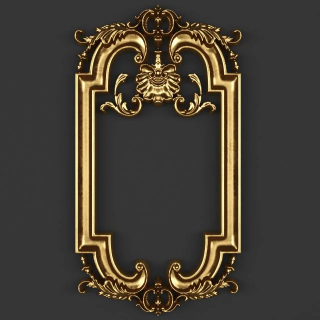 classic wall panel 3D Model .c4d .max .obj .3ds .fbx .stl .blend 