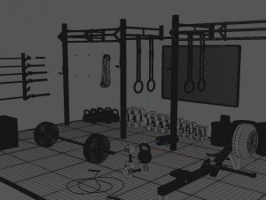 crossfit 3Dモデル