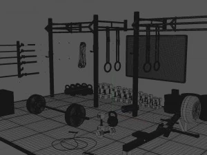 crossfit 3D Model