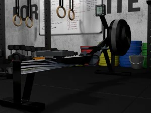 crossfit 3D Model