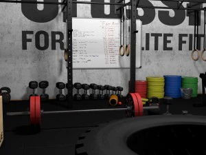 crossfit 3D Model