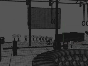 crossfit 3D Model