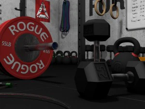 crossfit 3D Model