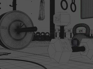 crossfit 3D Model