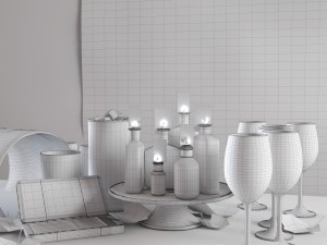 decorative set 1 3D 모델