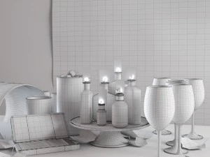 decorative set 1 3D Model