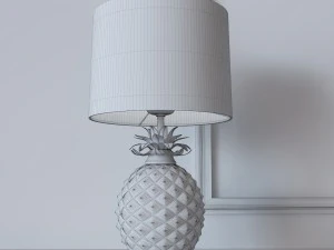 decorative lamp glamour pineapple 3D Model