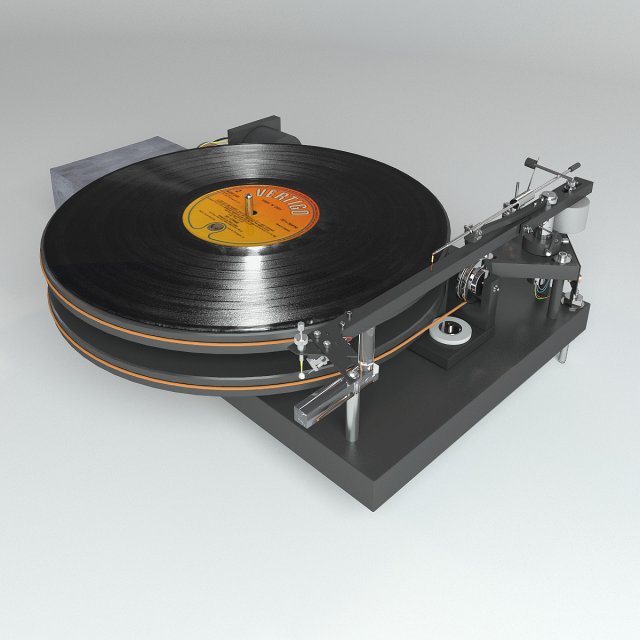 vinyl player 47 laboratory 4724 koma 3D 모델 .c4d .max .obj .3ds .fbx .stl .blend 