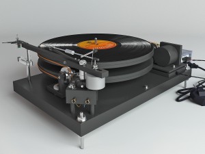 vinyl player 47 laboratory 4724 koma 3D 모델