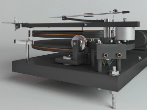 vinyl player 47 laboratory 4724 koma 3D Model