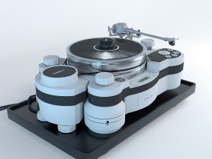 vinyl player techdas air force one 3D Model