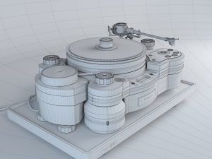 vinyl player techdas air force one 3D Model