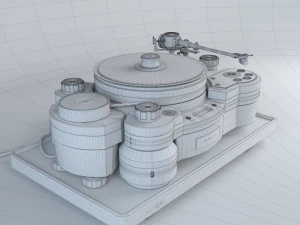 vinyl player techdas air force one 3D Model