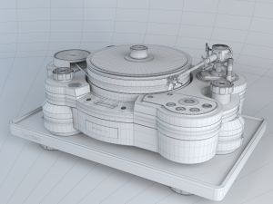 vinyl player techdas air force one 3D Model