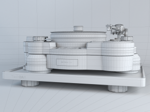 vinyl player techdas air force one 3D Model