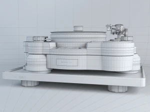 vinyl player techdas air force one 3D Model