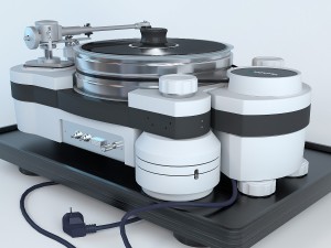 vinyl player techdas air force one 3D Model