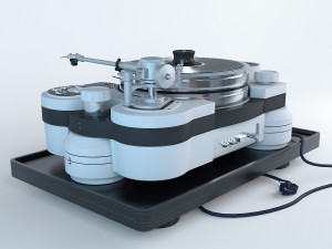 vinyl player techdas air force one 3D Model