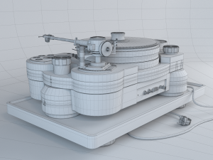 vinyl player techdas air force one 3D Model