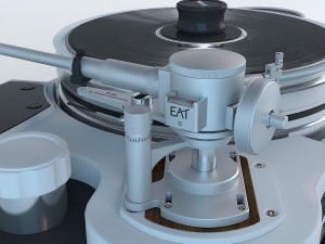 vinyl player techdas air force one 3D Model
