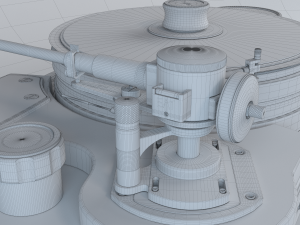 vinyl player techdas air force one 3D Model