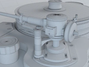 vinyl player techdas air force one 3D Model