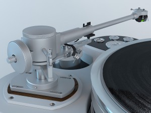 vinyl player techdas air force one 3D Model