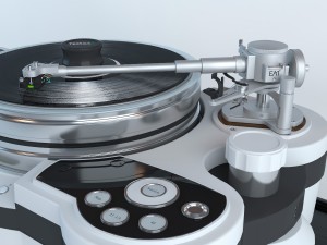 vinyl player techdas air force one 3D Model