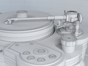 vinyl player techdas air force one 3D Model