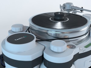 vinyl player techdas air force one 3D Model