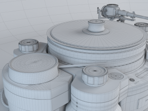 vinyl player techdas air force one 3D Model
