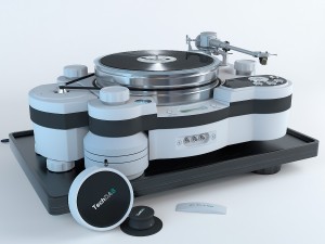 vinyl player techdas air force one 3D Model