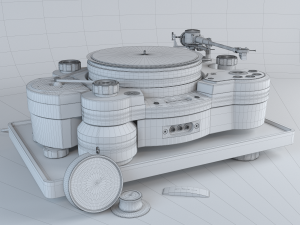 vinyl player techdas air force one 3D Model