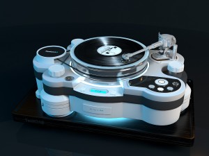 vinyl player techdas air force one 3D Model