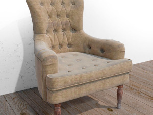 an old armchair 3Dモデル