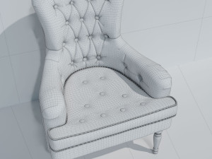 an old armchair Modelo 3D