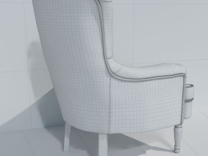 an old armchair Modelo 3D