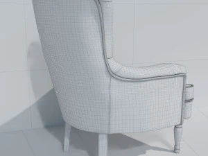 an old armchair 3D Model