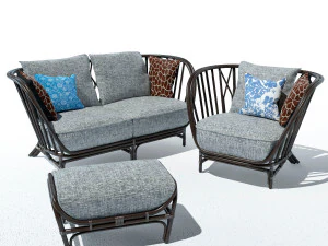 meubilair voor de terras-kyoto-collectie 3D Model