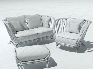 furniture for the terrace kyoto collection 3D Model