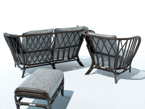 furniture for the terrace kyoto collection 3D Model