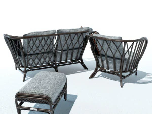 furniture for the terrace kyoto collection 3D Model