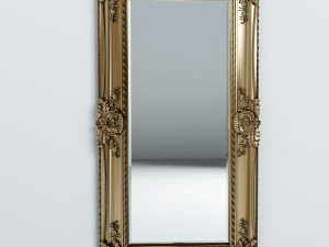 mirror in classic frame 3D Model