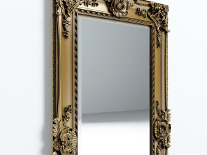 mirror in classic frame 3D Model